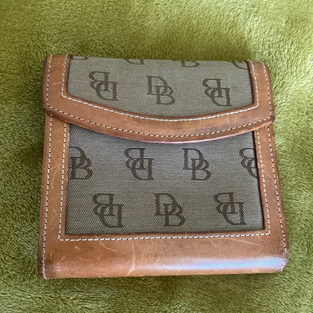 Dooney & Bourke Tan and Brown Wallet